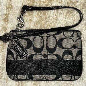 Small coach wristlet